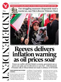 The Independent Daily Edition Newspaper 
                issue Tuesday, 10 March 2026