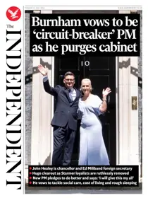 The Independent Daily Edition Newspaper 
                issue Tuesday, 21 July 2026