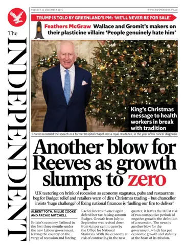 The Independent Daily Edition Newspaper Preview