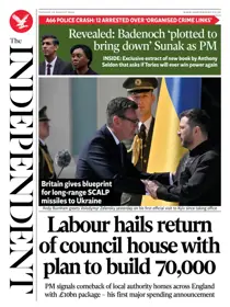 The Independent Daily Edition Newspaper 
                issue Tuesday, 25 August 2026
