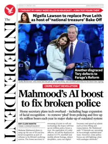 The Independent Daily Edition Newspaper 
                issue Tuesday, 27 January 2026