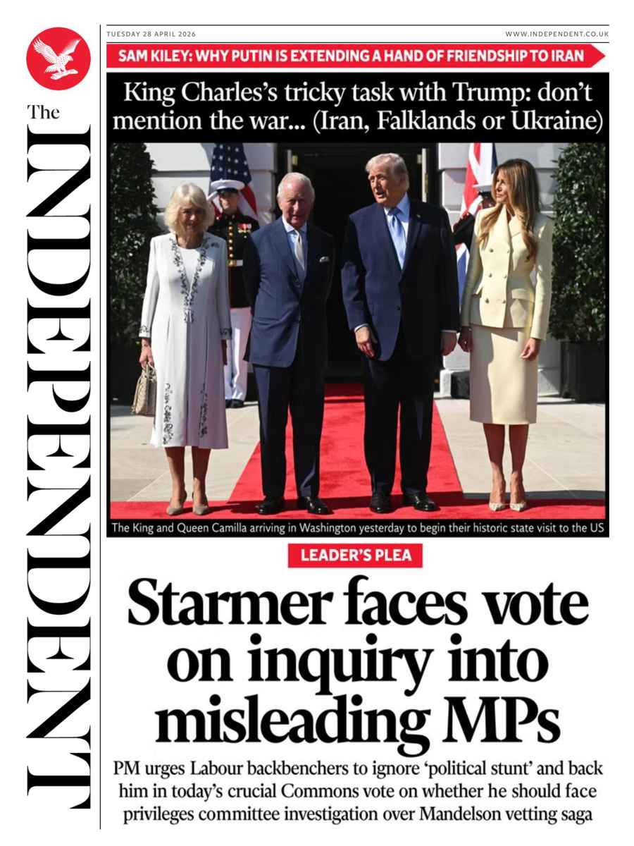 The Independent Daily Edition Newspaper