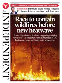 The Independent Daily Edition Newspaper 
                issue Tuesday, 28 July 2026