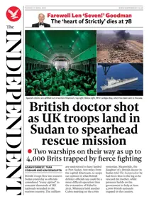 Tuesday, April 25, 2023 
                issue Tuesday, April 25, 2023