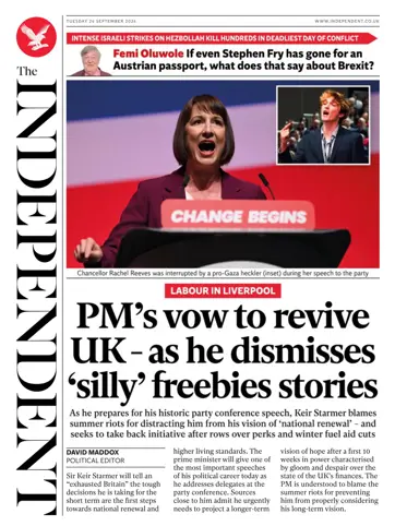 The Independent Daily Edition Newspaper Preview