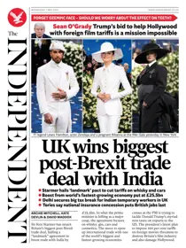 The Independent Daily Edition Newspaper issue 