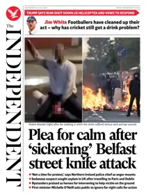 The Independent Daily Edition Newspaper issue 