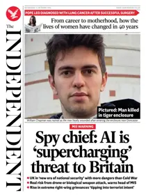 The Independent Daily Edition Newspaper 
                issue Wednesday, 14 October 2026