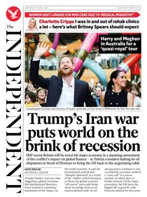 The Independent Daily Edition Newspaper 
                issue Wednesday, 15 April 2026