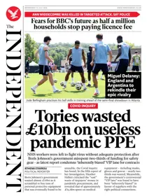 The Independent Daily Edition Newspaper 
                issue The Independent Daily Edition Newspaper