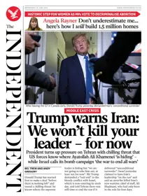 Wednesday, 18 June 2025 
                issue Wednesday, 18 June 2025