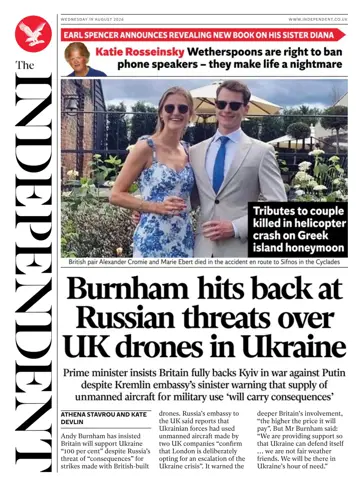The Independent Daily Edition Newspaper
