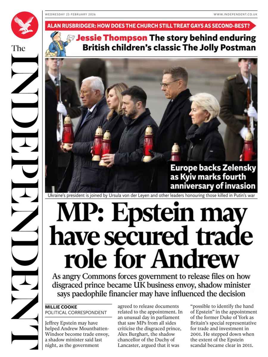 The Independent Daily Edition Newspaper