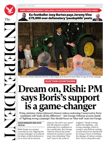 The Independent Daily Edition Newspaper Preview