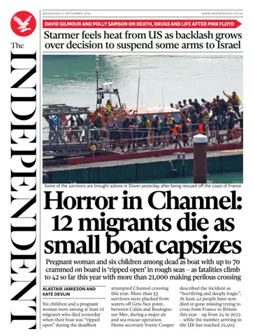 The Independent Daily Edition Newspaper Preview