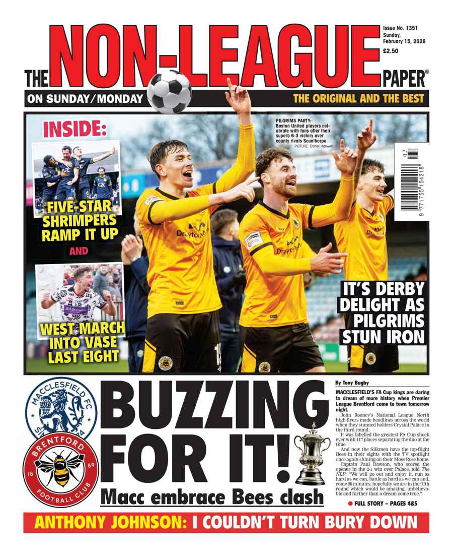 The Non-League Football Paper issue 15-Feb-2026