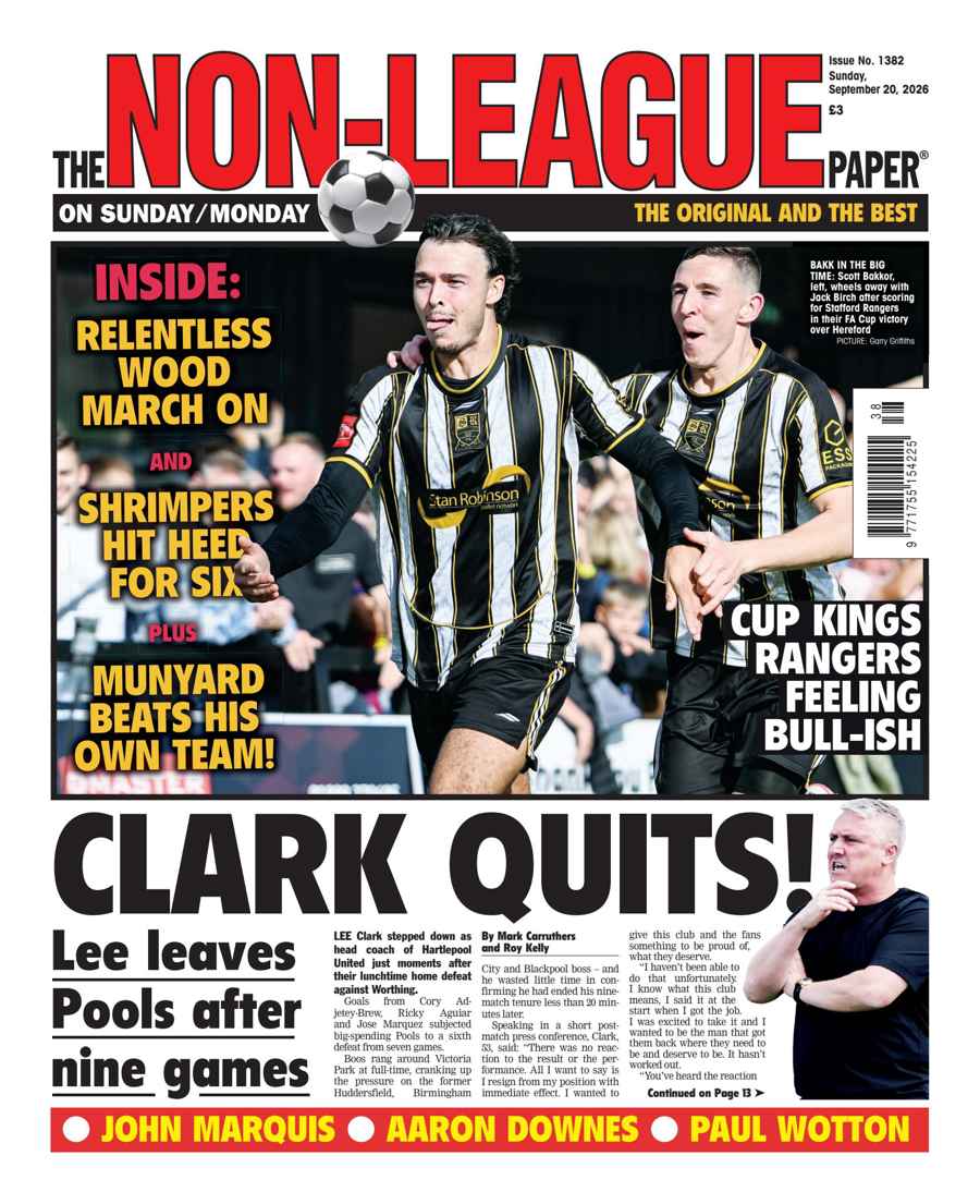 The Non-League Football Paper issue 20-Sep-2026