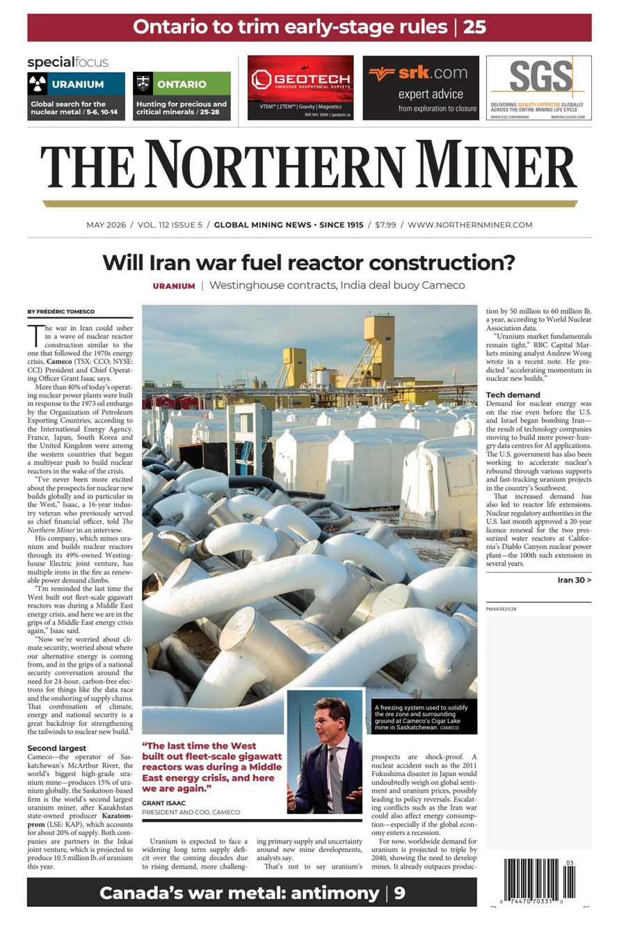 The Northern Miner issue May 2026, Vol 112 Issue 5