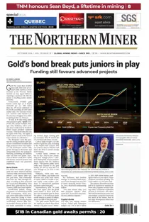 The Northern Miner issue October 2026, Vol 112 Issue 10