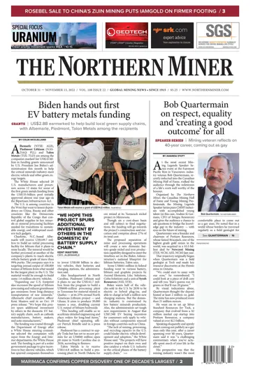 The Northern Miner Preview