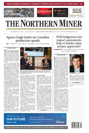 The Northern Miner Preview