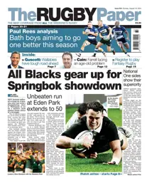 The Rugby Paper 18th August 2024