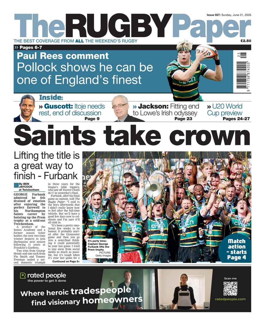 The Rugby Paper issue 21-Jun-2026