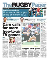 The Rugby Paper 4th August 2024