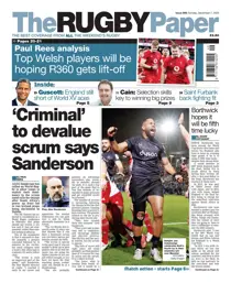 The Rugby Paper 
                issue 7th December 2025