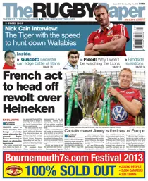 Sunday 19th May 2013 
                issue Sunday 19th May 2013