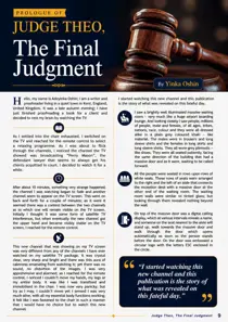 The Talent Publishing 
                issue Prologue - Judge Theo, The Final Judgment