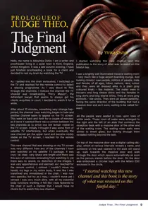 Prologue - Judge Theo, The Final Judgment 
                issue Prologue - Judge Theo, The Final Judgment
