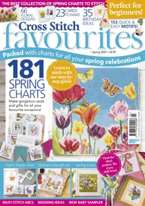 Cross Stitch Favourites Spring 2021 
                issue Cross Stitch Favourites Spring 2021