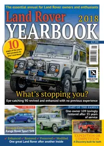 Land Rover Yearbook 2018 
                issue Land Rover Yearbook 2018