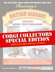 Toy Collectors Price Guide Ramsay's British Diecast Catalogue - Corgi Edition