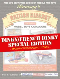 Toy Collectors Price Guide Ramsay's British Diecast Catalogue - Dinky and French Dinky Edition