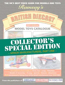 Toy Collectors Price Guide Ramsay's British Diecast Catalogue - Minor Manufacturers Part 1
