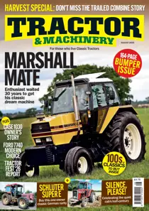 Tractor & Machinery 
                issue Aug-26