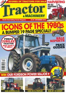 Tractor & Machinery Dec 2012 
                issue Tractor & Machinery Dec 2012