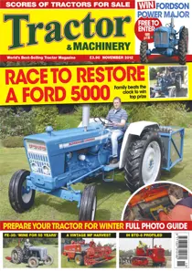 Tractor & Machinery Nov 2012 
                issue Tractor & Machinery Nov 2012