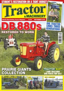 Tractor & Machinery Sep 2012 
                issue Tractor & Machinery Sep 2012