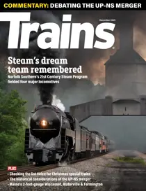 Trains 
                issue 25-Dec