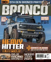 Bronco 2023 
                issue Bronco 2023