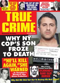 True Crime September 2023 
                issue True Crime September 2023