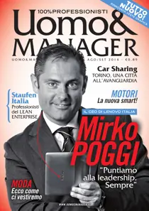 Uomo&Manager AgostoSettembre 
                issue Uomo&Manager AgostoSettembre