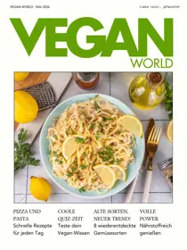 Vegan World 
                issue Vegan World