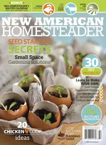 New American Homesteader March-April 2014 
                issue New American Homesteader March-April 2014