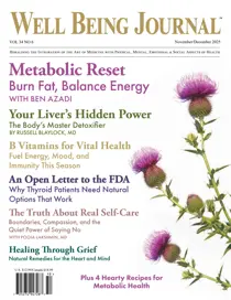 Well Being Journal issue Nov./Dec. 2025