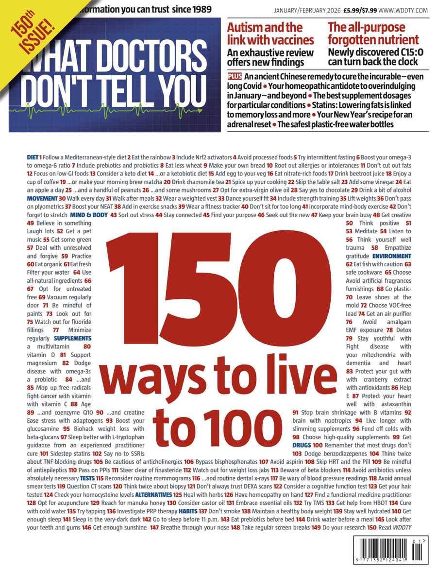 What Doctors Don't Tell You issue Jan/Feb-26