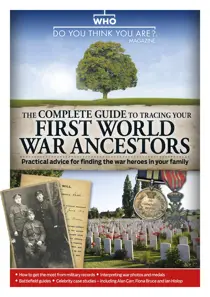 Who Do You Think You Are? Complete Guide to Tracing Your WWI Ancestors